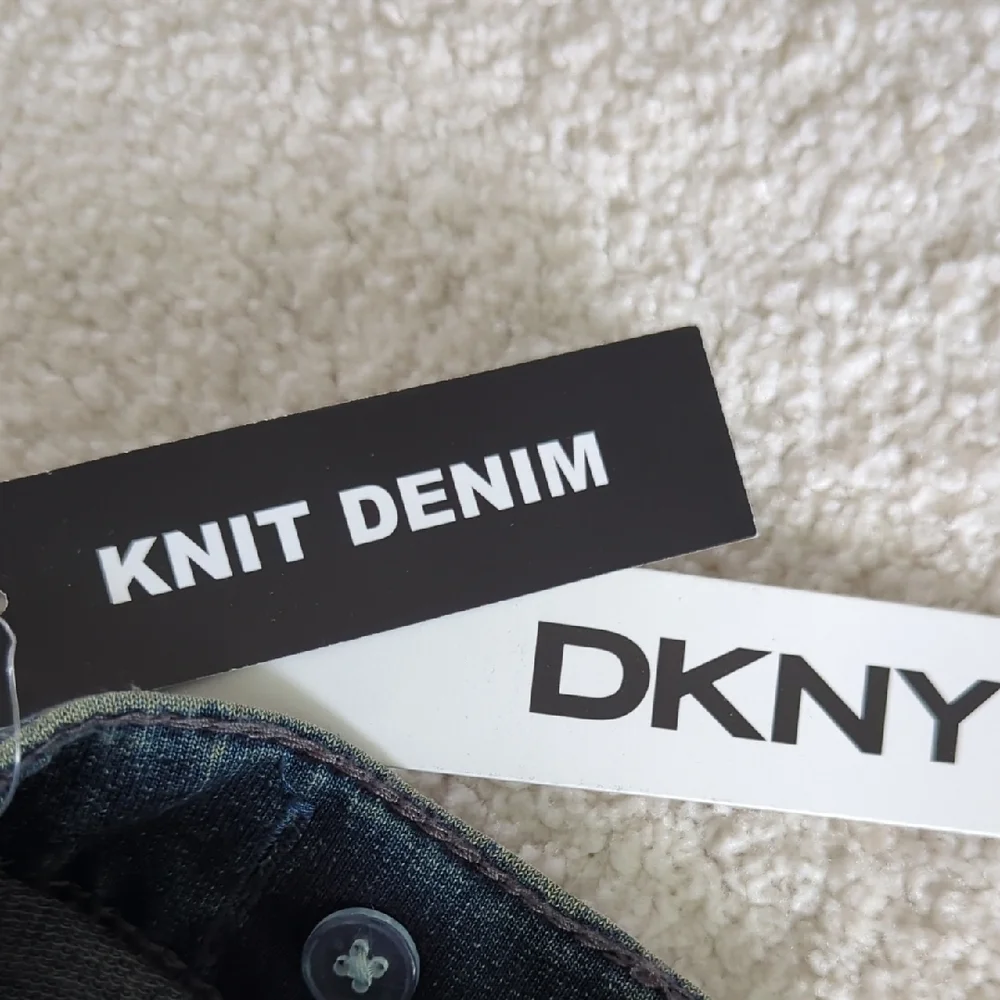 DKNY Denim Knit Jeans Dark Blue